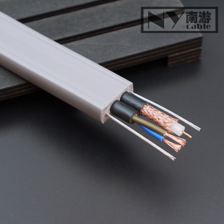 电梯视频线带电源线