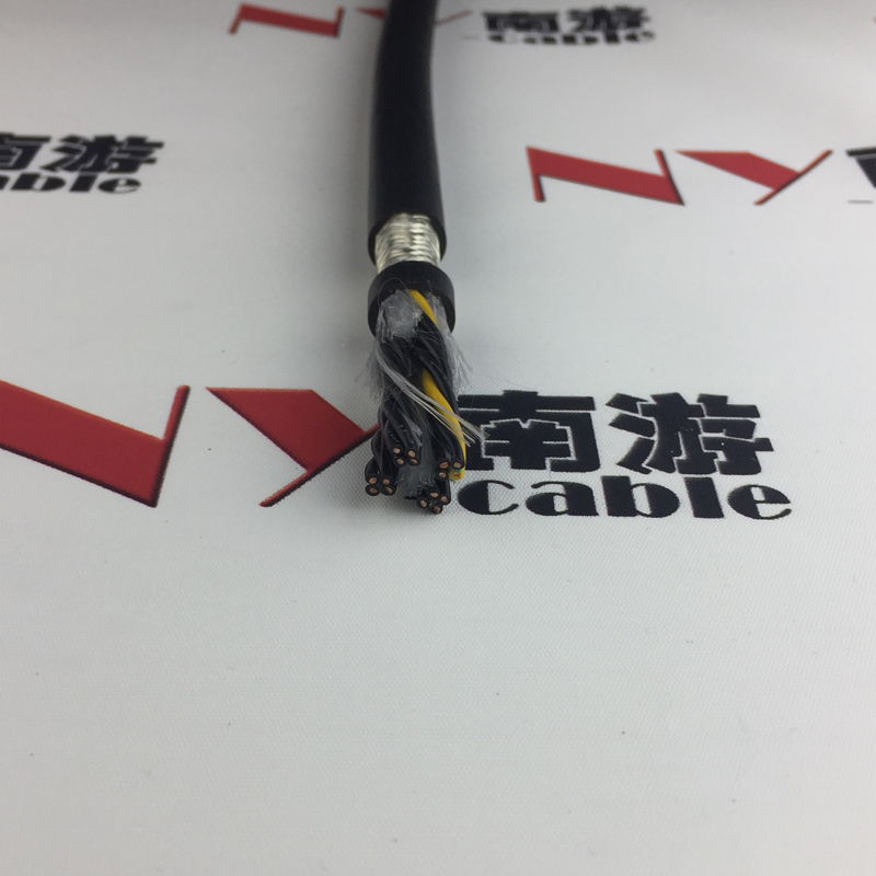 耐弯折高柔性带屏蔽拖链电缆